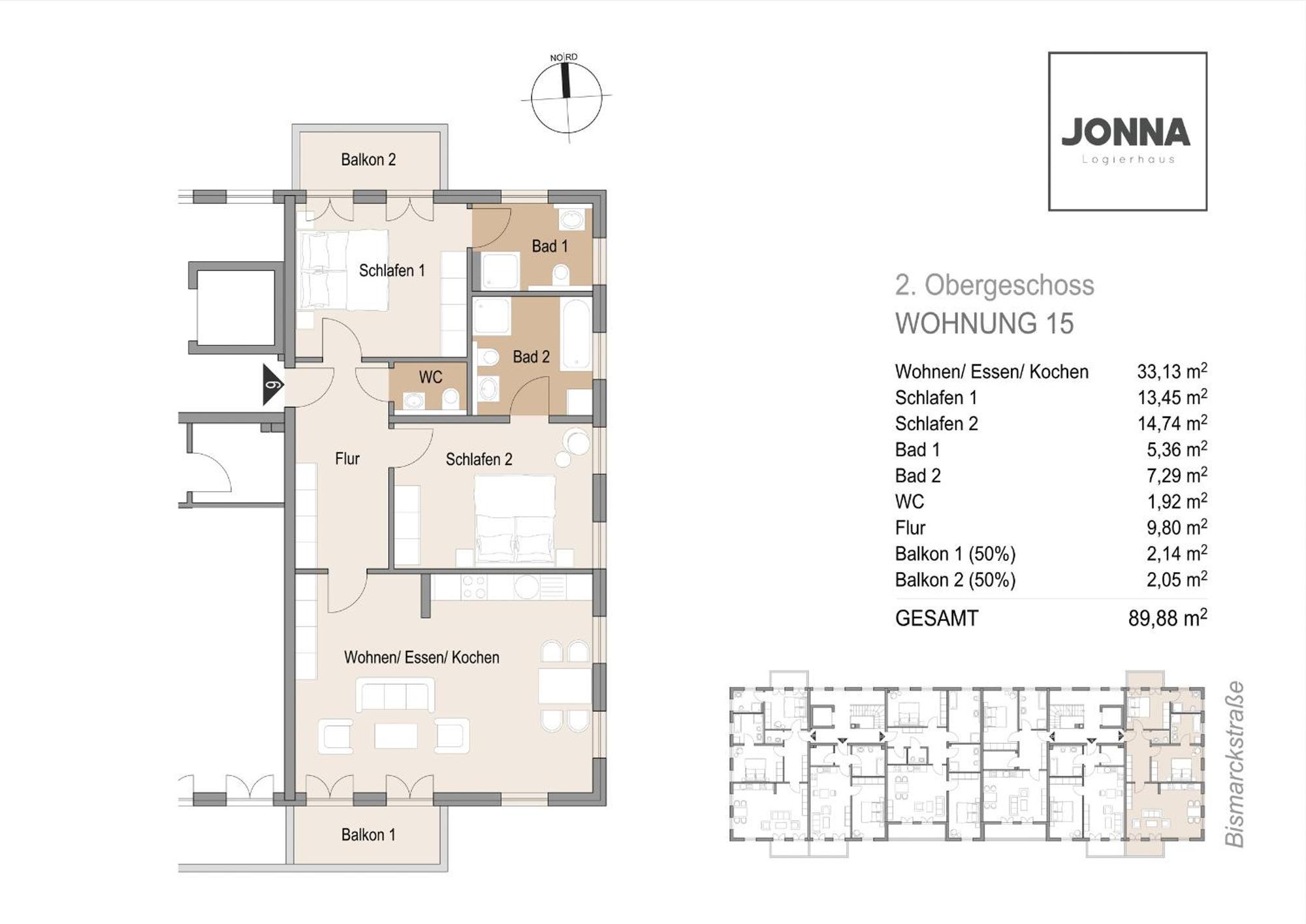 Apartment Logierhaus Jonna Whg 15